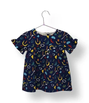 Vestido estampado ZARA Baby talla 9-12 meses (nuevo con etiqueta)