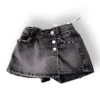 Short denim negro ZARA niña talla 3-4 años