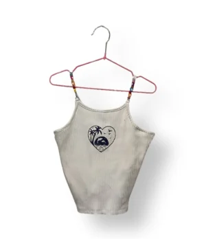 IMG_20251021_185435 Top ZARA blanco con estampado corazón talla 8-9 meses (como nuevo)