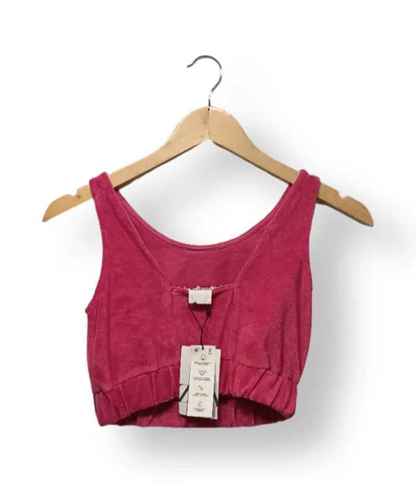 IMG_20251021_190704 Top rosa toalla ZARA talla 10 (nuevo con etiqueta)