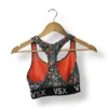 Top deportivo estampado VSX – Talla S