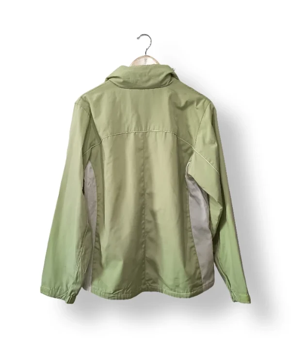 Chaqueta Pacific Trail verde lima y blanco talla L
