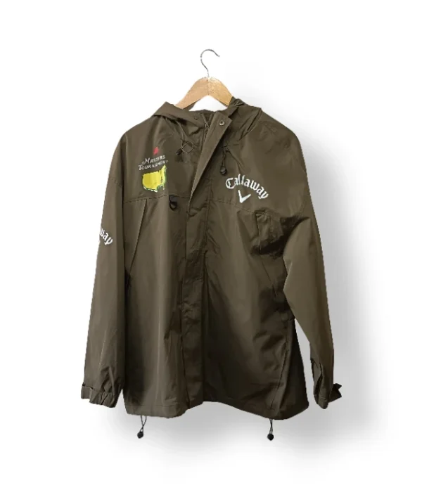 Chaqueta impermeable Callaway Masters Tournament verde oliva