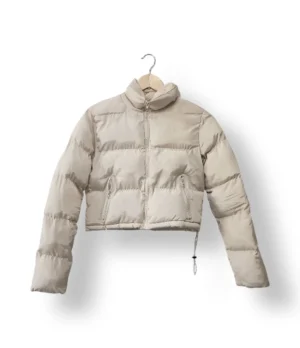 IMG_20251022_181324 Chaqueta acolchada corta beige crema (Talla no especificada)