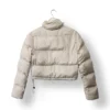 Chaqueta acolchada corta beige crema (Talla no especificada)
