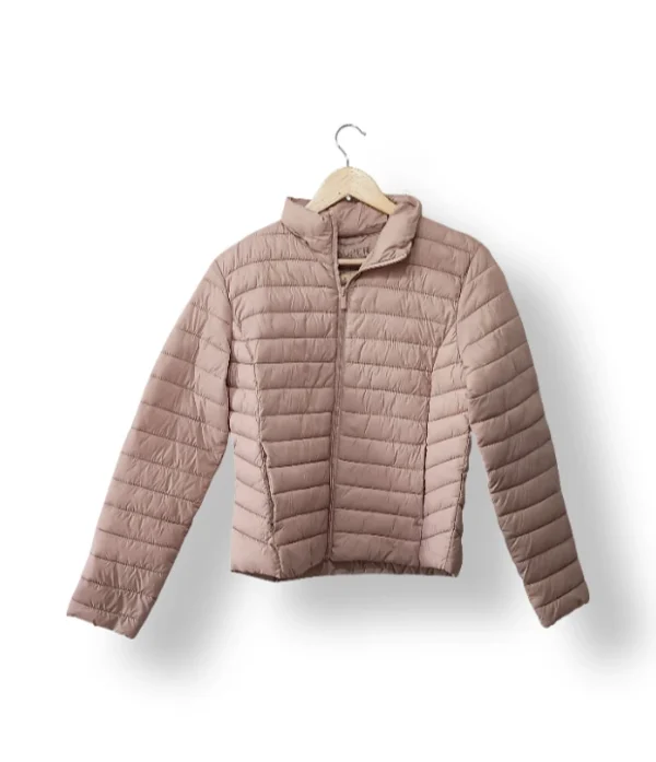 Chaqueta acolchada Primark rosa empolvado (Talla S)