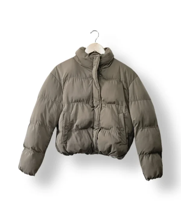 Chaqueta acolchada FB Sister verde taupe (Talla M)