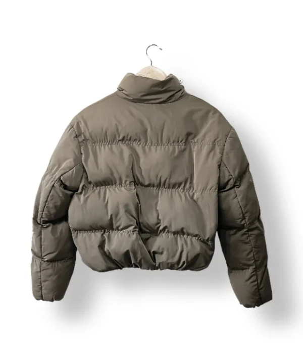 Chaqueta acolchada FB Sister verde taupe (Talla M)