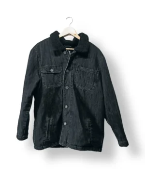 IMG_20251022_182230 Americanino Chaqueta Denim Negra con Chiporro (Talla L)
