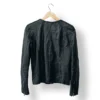 Chaqueta de cuero genuino Mango negra (Talla S/M)