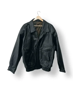 IMG_20251022_182356 Chaqueta 100% cuero genuino C&A negra -Talla L /XL