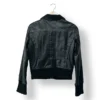 Chaqueta de cuero genuino Mango negra (Talla M)