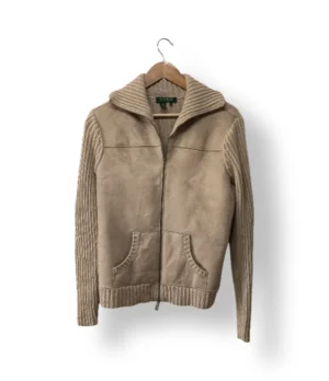 RALPH LAUREN Chaqueta Beige Combinada (Talla L)