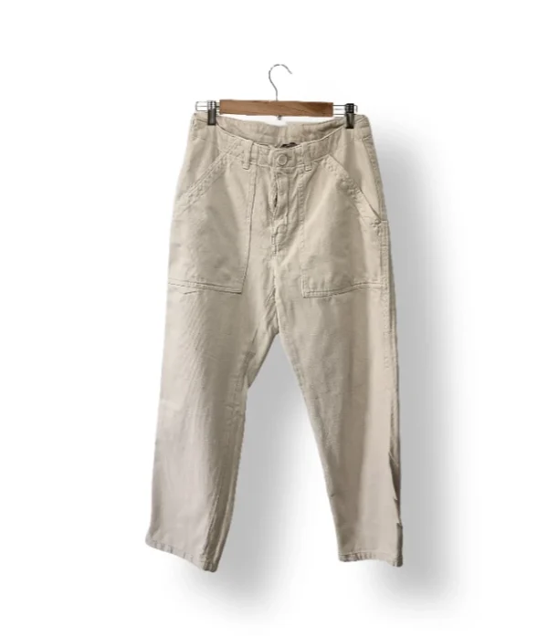 ZARA Pantalón Beige Cargo Fit -Talla M