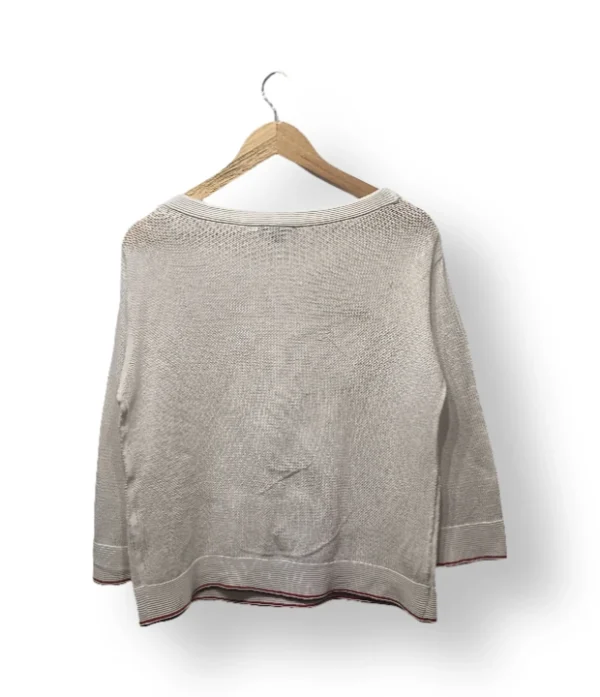 Sweaters beige con ancla en relieve Tommy Hilfiger