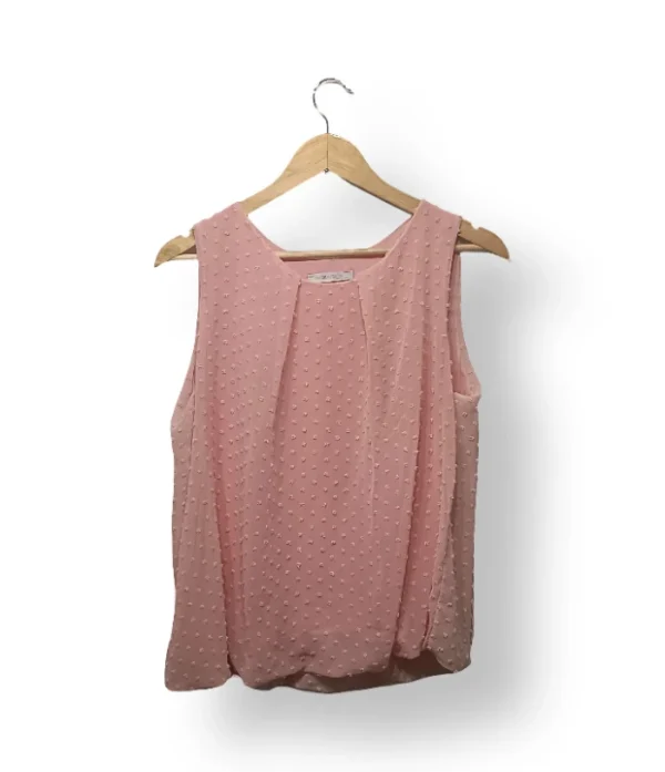 Blusa rosa texturizada Piazza Italia – Talla M/L