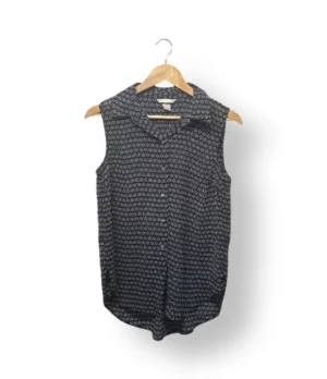 Blusa estampada sin mangas H&M – Talla 36