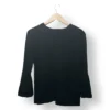 Sweater negro con mangas acampanadas H&M – Talla M