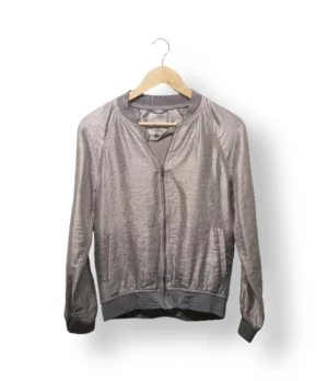 Chaqueta bomber metalizada Mavi Denim Wear-Talla XS