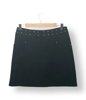 IMG_20251106_183815 Falda negra Ash con tachas metálicas-Talla 38