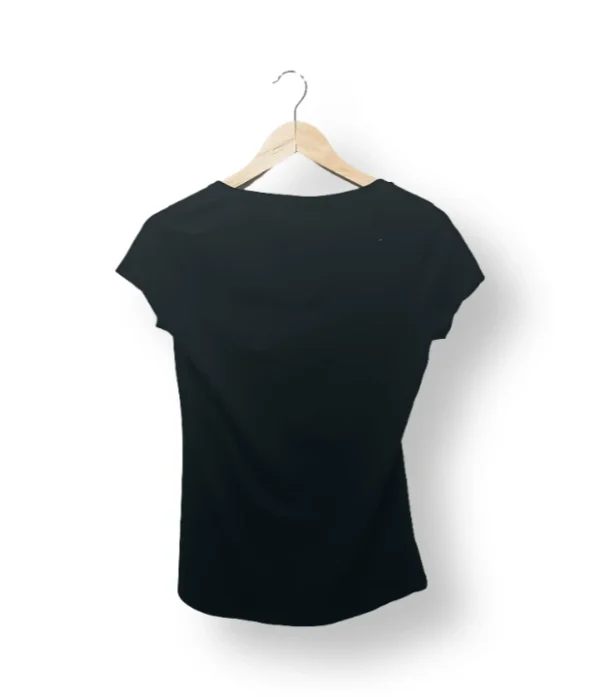 Polera básica negra Lacoste – Talla S