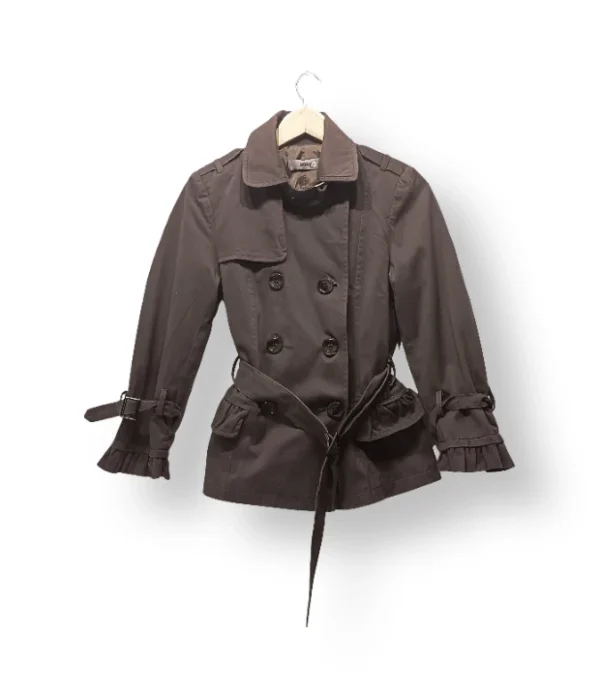 Trench corto café claro Eikl- Talla S