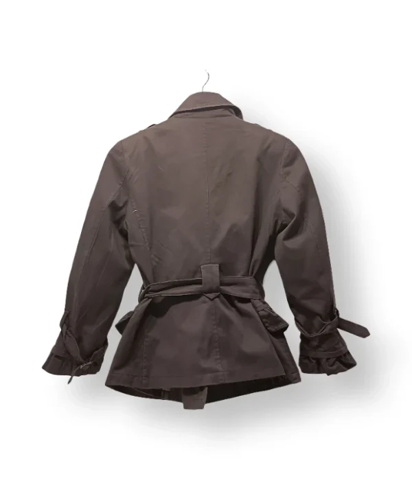 Trench corto café claro Eikl- Talla S