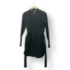 Trench coat negro con cinturón Villa Clothes - Talla S