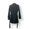 Trench coat negro con cinturón Villa Clothes - Talla S