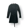 Trench coat negro ligero Dolandy-Talla M