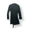 Trench coat negro ligero Dolandy-Talla M