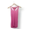 Top deportivo rosado sin mangas-Talla S