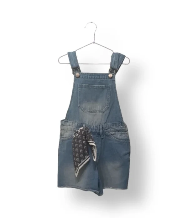 Jardinera corta de mezclilla ELV – Talla 10