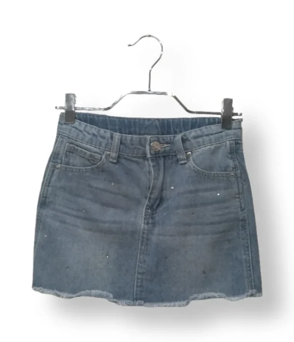 Falda denim con brillos ELV-Talla 8/10