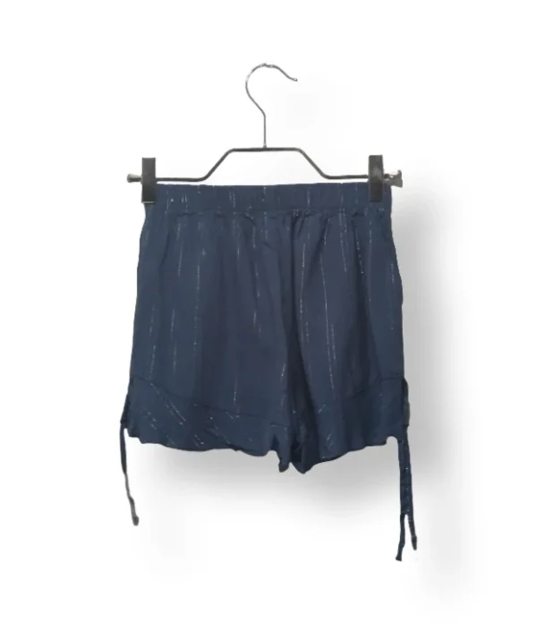 Short azul marino con lazos laterales-Talla 8