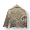 Blazer beige con bordado trasero – Talla M (estimada)