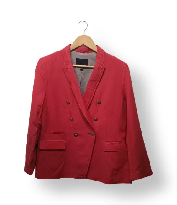 Blazer Banana Republic Coral de lino – Talla M