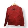 Chaqueta roja estilo safari – Talla M