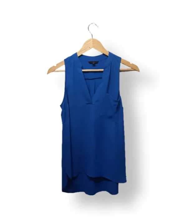 Blusa azul sin mangas GUESS – Talla XS/S