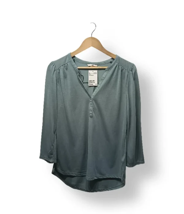 IMG_20251116_215105 Blusa H&M celeste soft, talla S (Nueva)