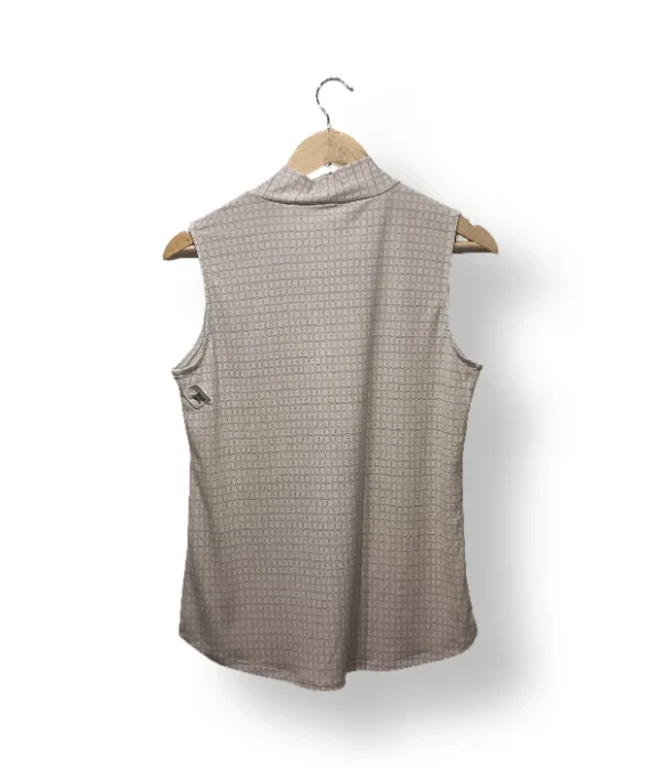 Blusa Adrianna Papell sin mangas con lazo frontal – Talla S