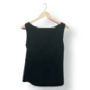 Blusa negra elegante sin mangas – Talla S