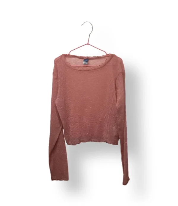 Polera rosa Old Navy con brillo – Talla 10-12 años