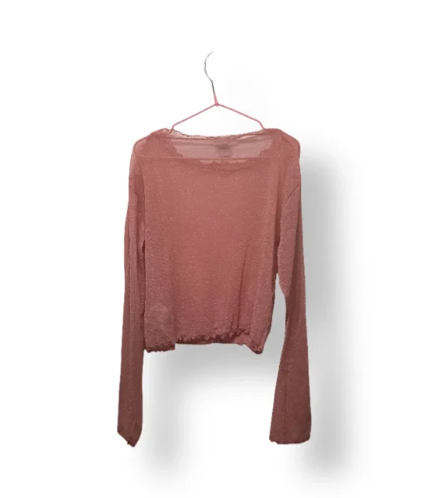 Polera rosa Old Navy con brillo – Talla 10-12 años