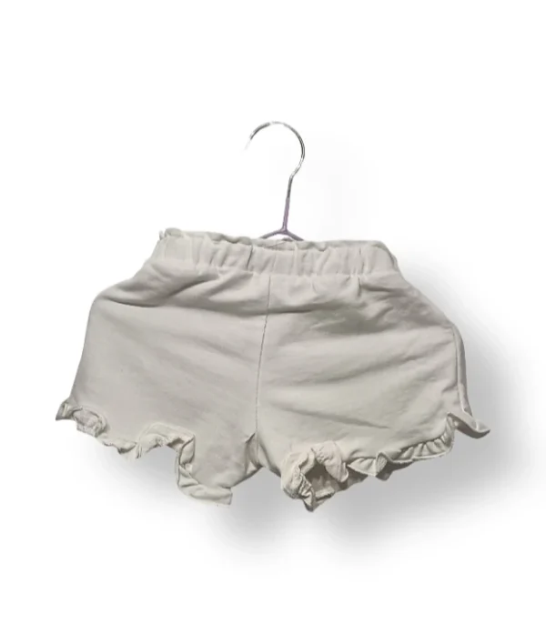 Shorts Blancos Zara – Talla 6 a 9 meses