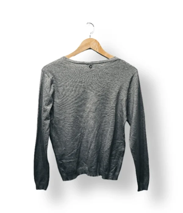 IMG_20251116_225504 Sweater gris textura calada IO – Talla M