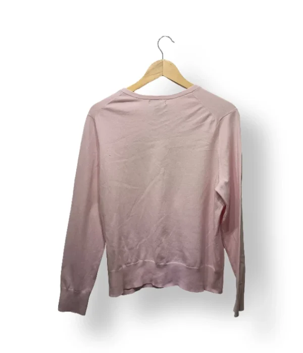 Cárdigan rosa pastel Lands’ End – Talla L