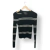 Sweater negro a rayas Americanino – Talla M