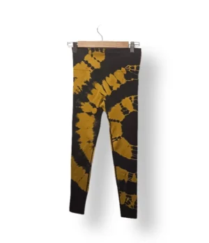 Calzas Tie-Dye Negro/Mostaza – Talla S