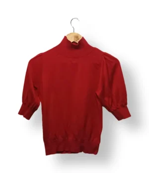 Sweater rojo manga globo Nicopoly – Talla S